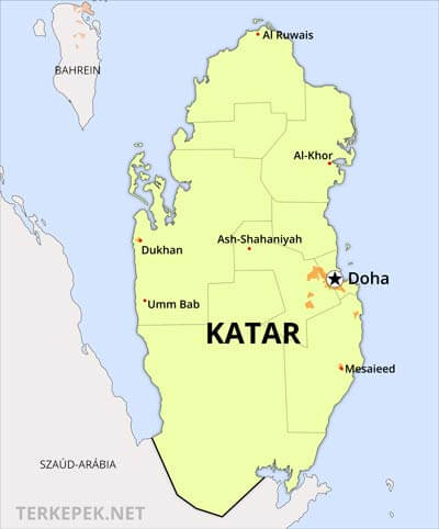 Katar városai
